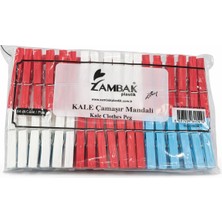 Zambak 144’LÜ Çamaşır Mandalı Seti – Dayanıklı Plastik Mandal, Güçlü Yaylı Renkli Mandallar