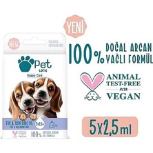 Pet Love Doğal Argan Yağlı Köpek Tüy Bakım Yağı 5x2.5 ml – 10–20 kg Köpekler