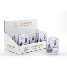 Calperia Taşlı Istanbul Tasarımı El Aynası Ince