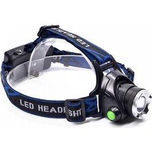 Calperia Orjinal 800 Lümen Tx6 Şarjlı Zoomlu Kafa Feneri Kamp Kafa Lambası