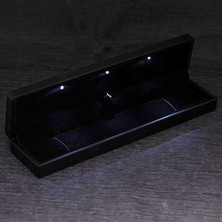 Calperia Işıklı Siyah Renk Bileklik ve Tesbih Kutusu