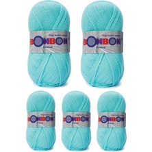 DS LLC 5 Adet Festival Simli Örgü Ipi Yünü Renk NO:203 DSLLC34-43TX