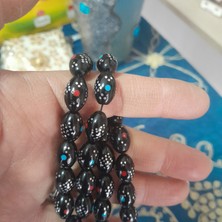 Sadrazamantik Kuka Üzeri Işlemeli Tespih