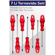 Skygo 7'li Tornavida Seti (4 Adet Düz 3 Adet Yıldız Tornavida