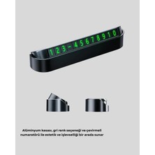 DS LLC Alüminyum Kasa Gri Çevirmeli Araç Içi Telefon Numaratörü DSLLC4-2356Y