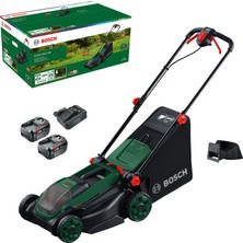 Bosch Rotak 18V2-38 Çim Biçme Makinesi (2x 4.0AH, Çift Akü)