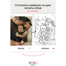 Hayali Çizgili 20 Fotoğraf , Özel Tasarım Boyama Kitabı , Her Yaşa Özel , Çocuk Gelişimi , Doğum Günü , Hediye