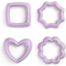 DS LLC Aroma 4'lü Bisküvi Kalıbı DSLLC34-43TX