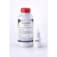 Döküm Tipi Polyester Reçine ve Mek ile Birlikte Net 1 kg Magnet, Biblo, Heykel Döküm Için