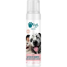 Pet Love Kediler ve Köpekler Için Durulanmayan Köpük Şampuan Çilek 225 ml Doğal Argan Yağlı