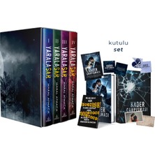 Ephesus Yayınları Yaralasar Serisi Seti 4 Kitap Ciltli Kutulu ve Kader Çarpışması Hediyeli Kutu Ciltli