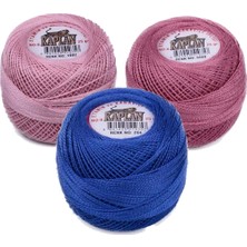 DS LLC 3 Adet Kaplan Etamin ve Kanaviçe Ipi 8 No Kod/renk: 1002 - 3350 - 204 - Ryl DSLLC34-43TX