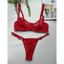 Kırmızı Tül Takım