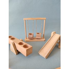 Park Seti Ham Ahşap Oyuncak