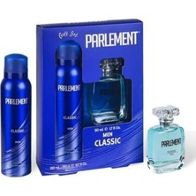 DS LLC Parlement 50 ml Classic Erkek Parfüm + 150 ml Deodorant Seti DSLLC34-43TX
