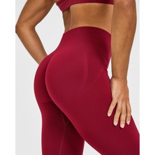 Oner Active Bordo Seamless Spor Tayt