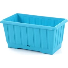 DS LLC Klasik Balkon Çiçek ve Bitki Saksısı No:1 - 4.3 Litre ROYALEKS-S231 DSLLC34-43TX