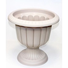 DS LLC 9,8 Litre Nergis Ayaklı Saksı Kırık Beyaz ROYALEKS-N001 DSLLC34-43TX