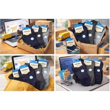 Dündar Plus Dündar Men Collection Pamuk Dikişsiz 12’li Düz Çorap – Premium Kalite ve Üstün Konfor