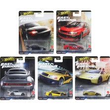 Hot Wheels Premium Fast & Furious Serisi 5’li Set Diecast Koleksiyon Araba HNW46