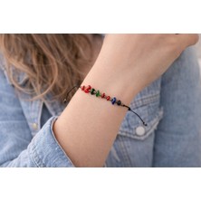 Seymen Bıçakçılık Sedef Doğal Taş Bileklik El Yapımı Ayarlanabilir Unisex