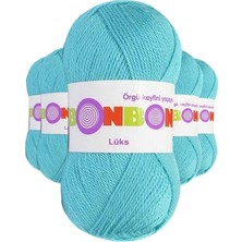 DS LLC 5 Adet Lüks Patik Ipi Yünü Turkuaz 98238 DSLLC34-43TX