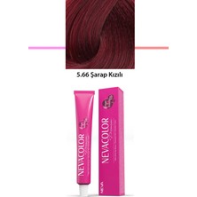 DS LLC Premium 5.66 Şarap Kızılı - Kalıcı Krem Saç Boyası 50 G Tüp DSLLC34-43TX