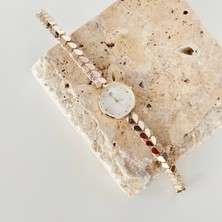 Vesce Atelier Kalp Kordon Saat Beyaz