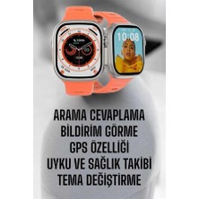 DS LLC Akıllı Saat Gps Sağlık ve Uyku Takibi Arama Cevaplayan Bluetooth Bağlantılı DSLLC-2335Y6