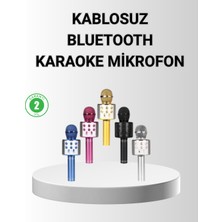 DS LLC Bluetooth Karaoke Mikrofon – Yüksek Ses Kalitesi, Yankı Efektli, Uzun Ömürlü Pil DSLLC4-2356Y