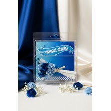 Hayali Çizgili Mini Buket Love Flowers Tasarım Koleksiyonluk, Sevgiliye Hediye Kalıcı Çiçek Buketi Tasarım