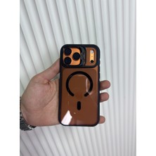 Fabron Dark - iPhone 17 Uyumlu Magsafe Özellikli Darbeye Dayanıklı Standlı Kılıf