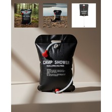 DS LLC Güneş Enerjili Dış Mekan Duşu 20 Litre Dayanıklı Pvc Kamp Duş Sistemi DSLLC4-2356Y