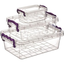 DS LLC 3'lü Viyola Mini Dikdörtgen Saklama Kabı ROYALEKS-ÇNK2076 DSLLC34-43TX