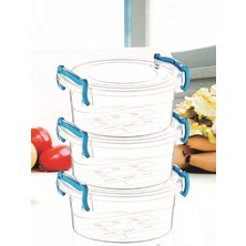 DS LLC Sweet Yuvarlak Saklama Kabı 3'lü ROYALEKS-ÇNK2320 DSLLC34-43TX