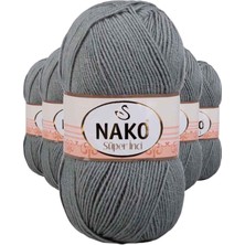 DS LLC 5 Adet Süper Inci El Örgü Ipi 100 gr Pastel Yeşil 11537 DSLLC34-43TX