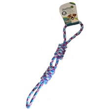 Techmrt Eurodog Diş Ipi Iki Burgu Üç Hal.mor Mavi BEY.30CM