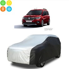 AUTOES Renault Kangoo 2024 Model Araba Brandası Oto Branda Gri-Siyah