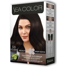 DS LLC 2 Tüp Krem Saç Boyası Seti Koyu Kahve No:3.0 DSLLC34-43TX