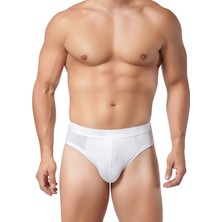 Gümüş 7008 12'li Erkek Modal Kemerli Slip Külot