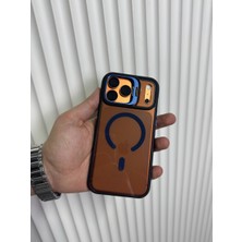 Fabron Dark - iPhone 16 Uyumlu Magsafe Özellikli Darbeye Dayanıklı Standlı Kılıf