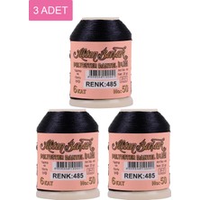 DS LLC 3 Adet Altınbaşak Oya ve Dantel Ipi 20 gr - Royaleks - No: 485 DSLLC34-43TX