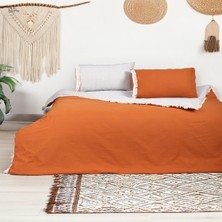 NDC Home Gri Tarçın Çift Taraflı Battal Boy Nevresim Seti