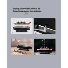 DS LLC Titanik Gemi Tasarımlı LED Işıklı Hava Nemlendirici Buhar Efektli Oda Difüzörü DSLLC4-2356Y