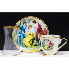 Şık ve Zarif Tek Kişilik Kahve ve Çay Seti, Günün Keyfini Çıkarın