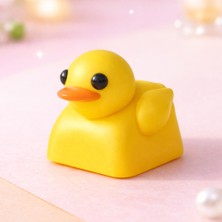 Otscraft Studio Minik Ördek Tasarımlı Keycap – Eğlenceli Mekanik Klavye Tuşu
