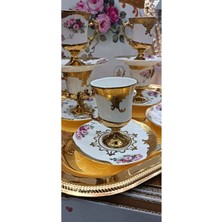 Altur 6'lı Ayaklı Kahve Fincan Takımı, Şık ve Zarif Tasarım