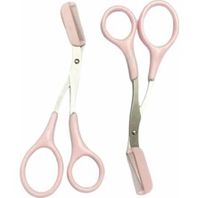 DS LLC Kavisli Kaş Düzeltici Seti Kaş Makası ve Kaş Usturası Paslanmaz Çelik Bıçaklı DSLLC-2335Y6