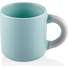 Yeşil Renkli Espresso ve Türk Kahvesi Fincanı Şık Tasarım