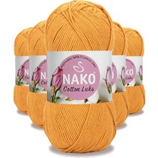 DS LLC 5 Adet Cotton Lüks Yelek Tunik Kazak Bluz Hırka Ipi Yünü Koyu Sarı 97553 DSLLC34-43TX